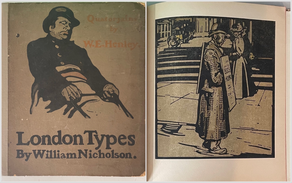 Nicholson, William: London Types. (Quatorzains by W.E. Henley).